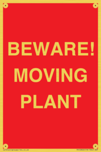BEWARE! MOVING PLANT
